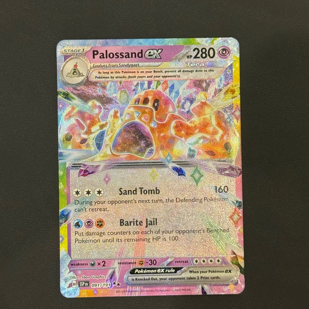 Palossand EX Pokémon Card